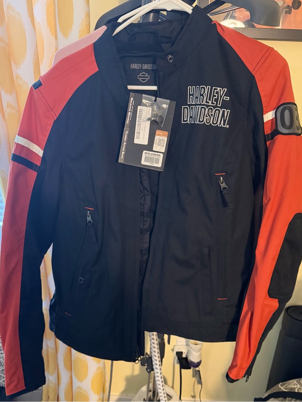Harley-Davidson Black and Red Performance Touring Jacket